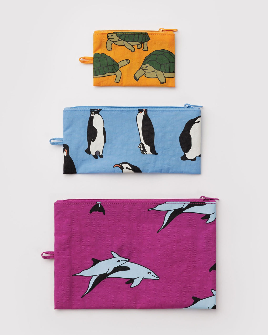 Flat Pouch Set - Vacation Animals - Pocket Set