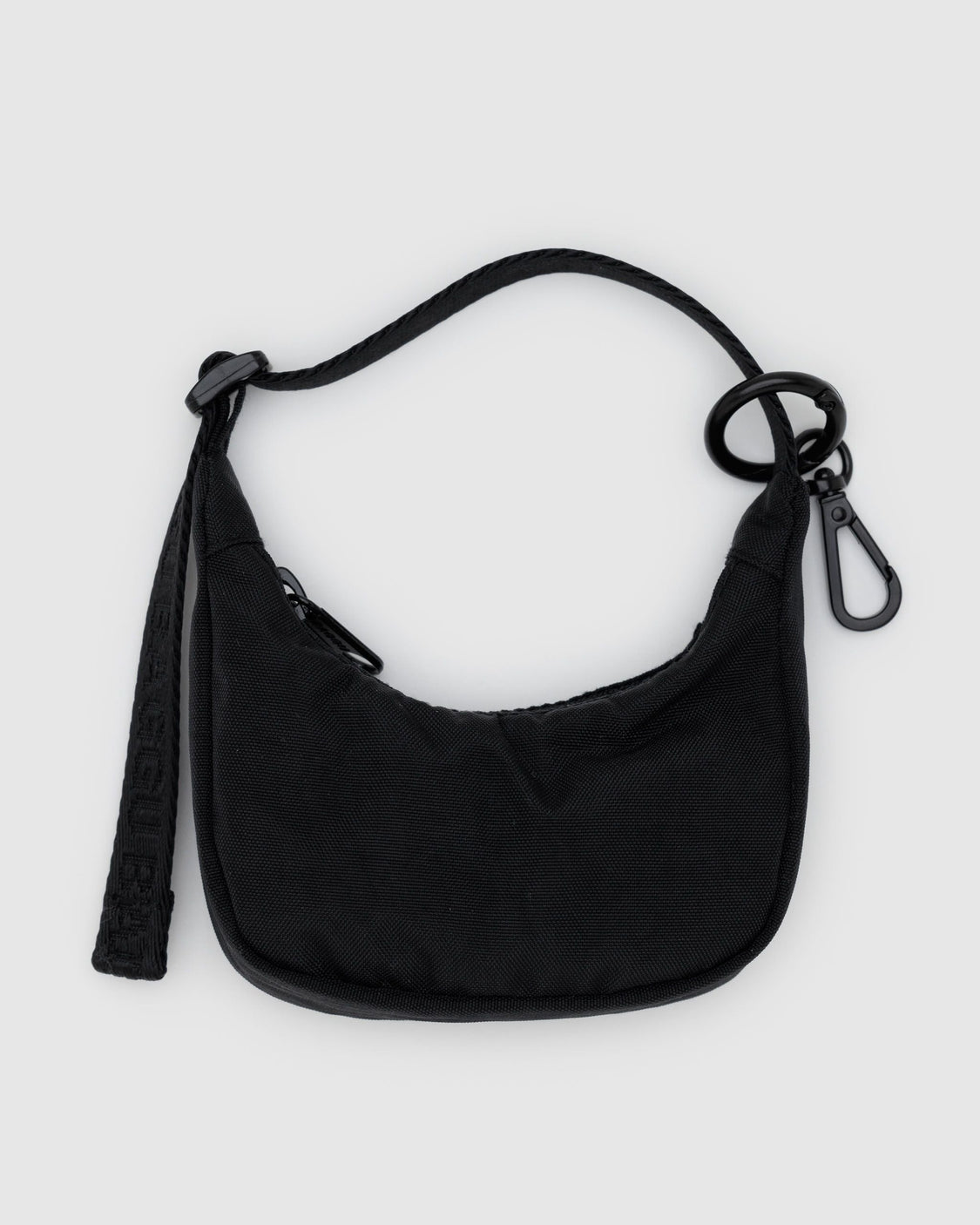 Crescent Bag Charm - Black - Bag Charm Accent