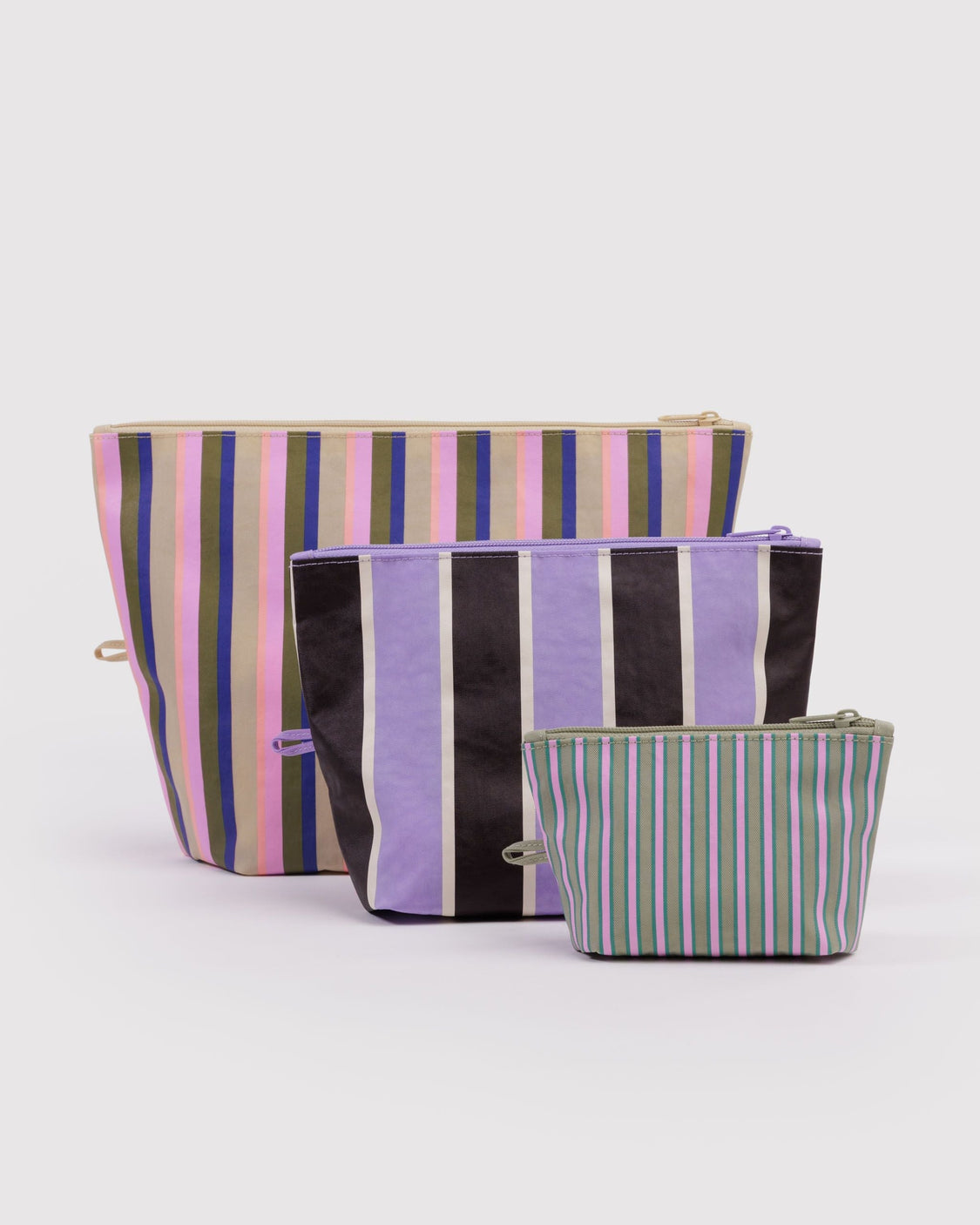 Go Pouch Set - Candy Shop Stripes - Bright Storage Pack