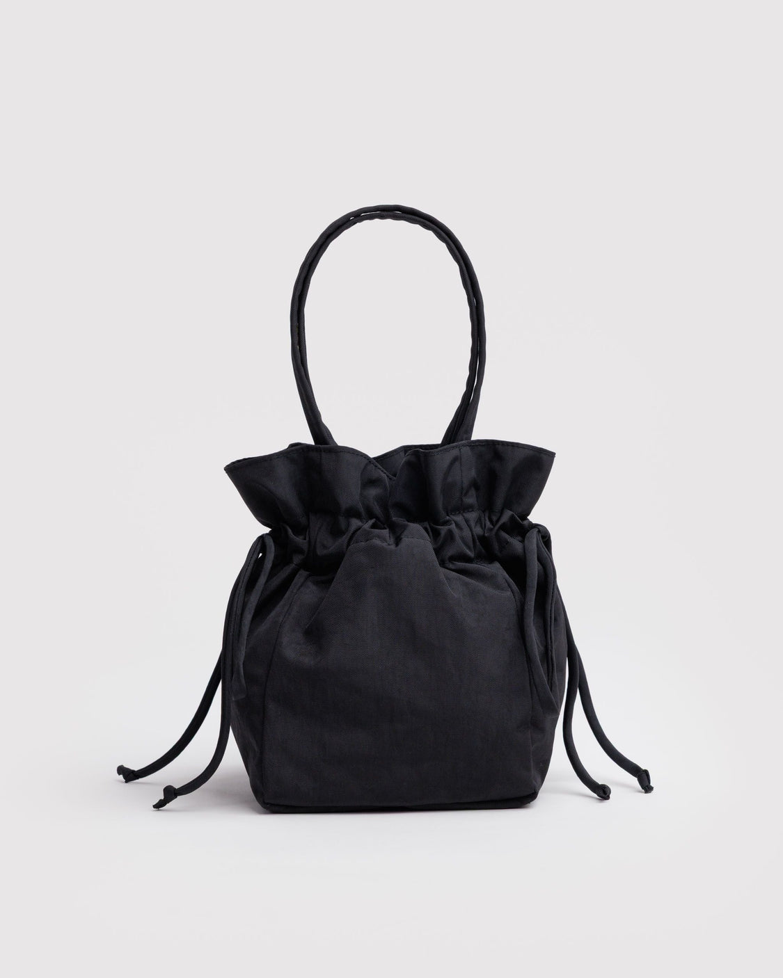 Nylon Drawstring Bag - Black - Premium Carry