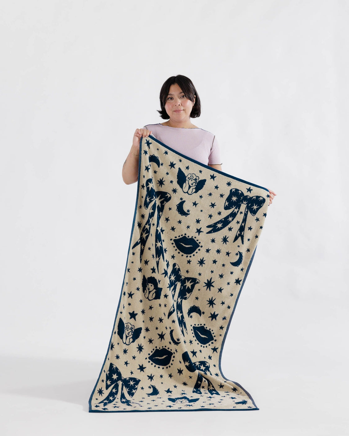 Bath Towel - Cherub Bows - Premium Home Comfort